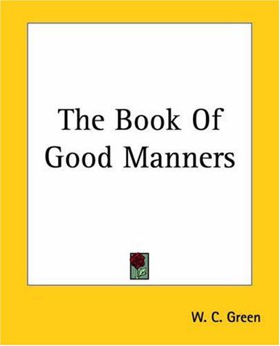 Cover for The Book Of Good Manners