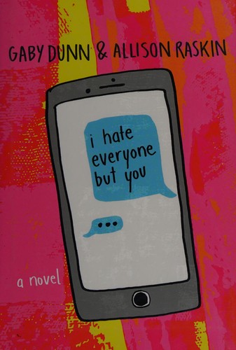 Cover for I hate everyone but you