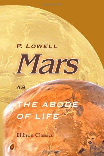 Cover for Mars as the Abode of Life