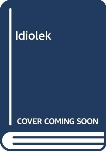 Cover for Idiolek
