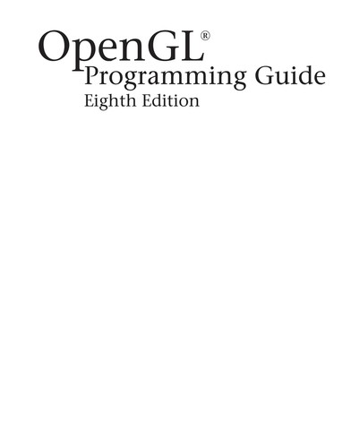 Cover for OpenGL programming guide