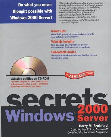 Cover for Windows 2000 Server Secrets