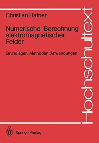 Cover for Numerische Berechnung elektromagnetischer Felder