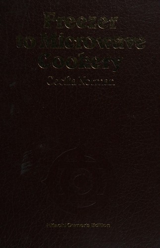 Cover for Freezer to microwave cookery