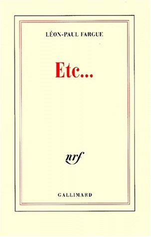 Cover for Etc--