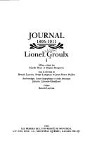 Cover for Journal, 1895-1911