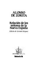 Cover for Relación de los señores de la Nueva España