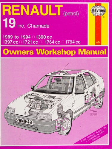 Cover for Manual Renault 19
