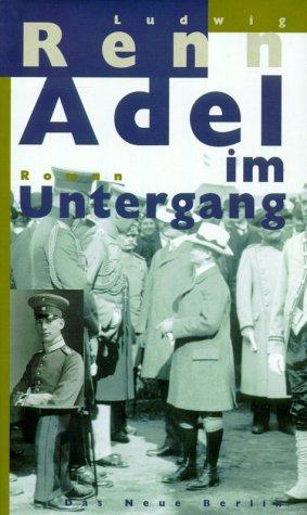 Cover for Adel im Untergang.