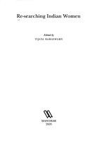 Cover for Re-searching Indian women