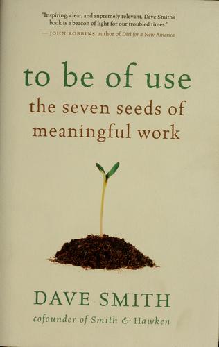 Cover for To be of use