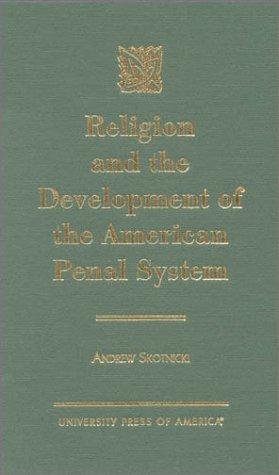 Cover for Religion and the Development of the American Penal System