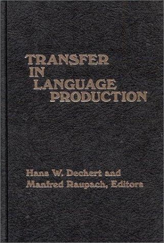 Cover for Transfer in language production