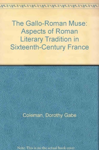 Cover for The Gallo-Roman muse