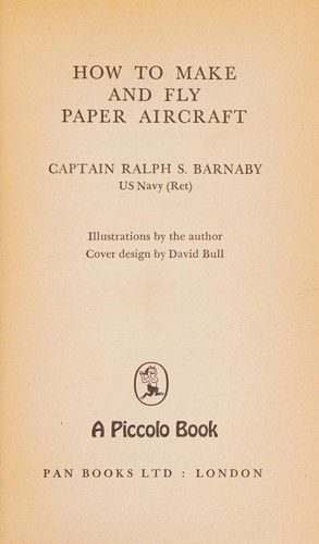 Cover for How to Make and Fly Paper Aircraft