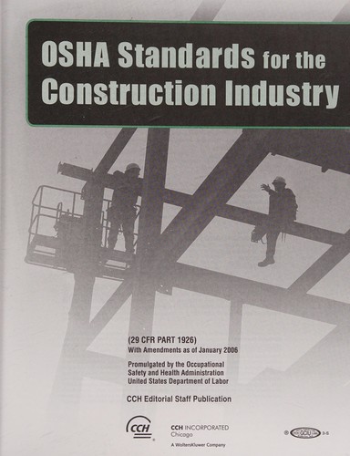 Cover for OSHA standards for the construction industry