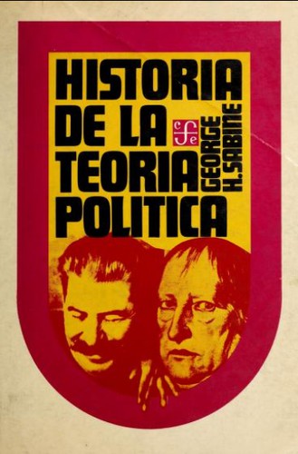 Cover for Historia de la teoría política