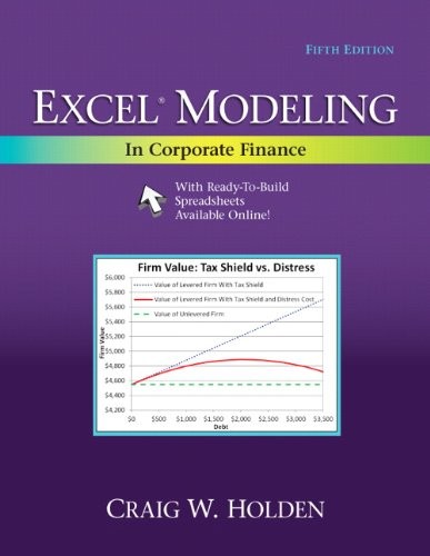 Cover for Excel Modeling in Corporate Finance