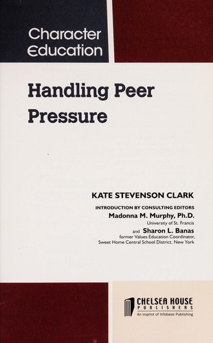 Cover for Handling peer pressure