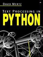 Cover for Text Processing in Python
