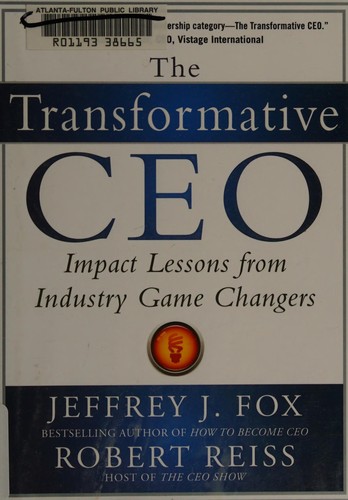 Cover for The transformative CEO