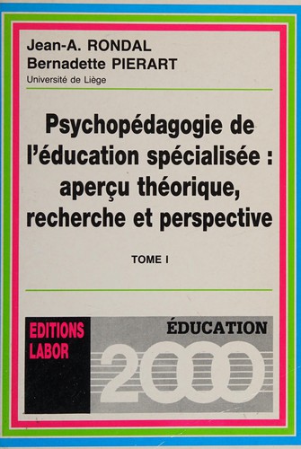 Cover for Psychopédagogie de l'éducation spécialisée