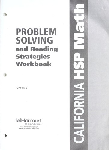 Cover for California HSP math