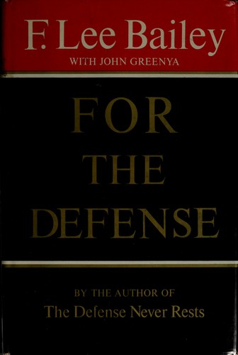 Cover for For the defense
