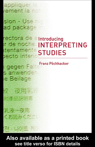 Cover for Introducing interpreting studies