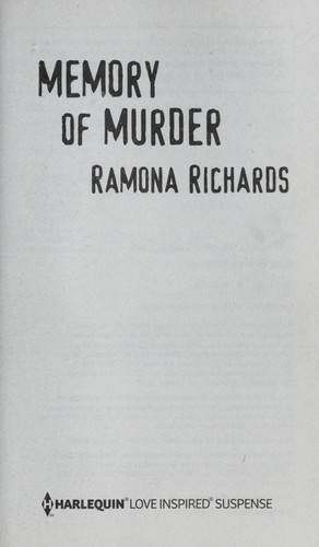 Cover for Memory of murder