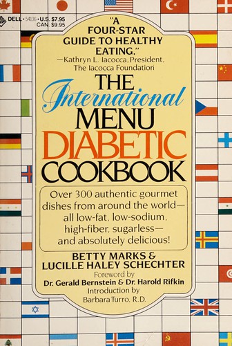 Cover for The international menu diabetic cookbook