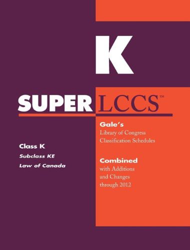 Cover for SUPERLCCS 2012 : Subclass KE