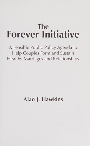Cover for The forever initiative