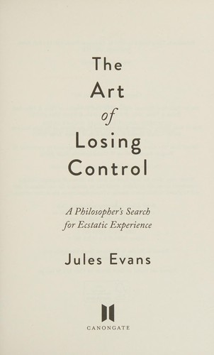 Cover for Art of Losing Control