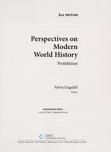 Cover for Prohibition