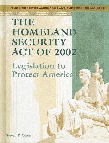Cover for The Homeland Security Act Of 2002