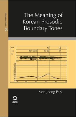Cover for Meaning of Korean Prosodic Boundary Tones