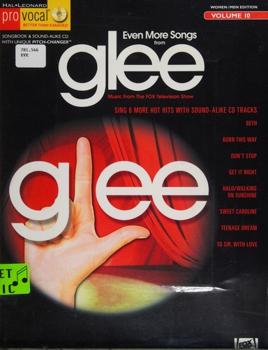 Cover for Even More Songs from Glee