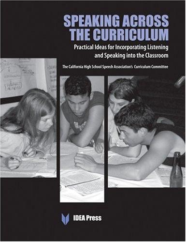 Cover for Speaking Across the Curriculum
