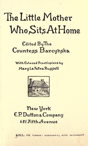 Cover for The little mother who sits at home