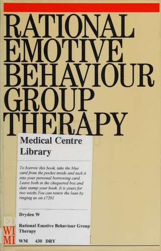 Cover for Rational emotive behaviour group therapy