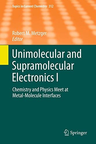 Cover for Unimolecular and Supramolecular Electronics I