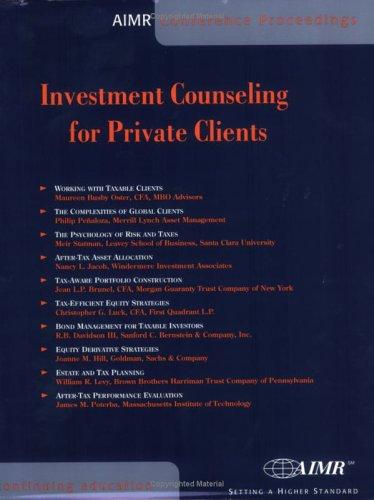 Cover for Investment Counseling for Private Clients