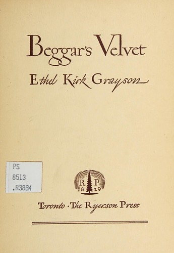 Cover for Beggar's velvet