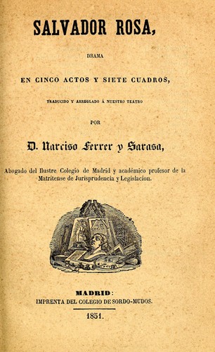 Cover for Salvador Rosa