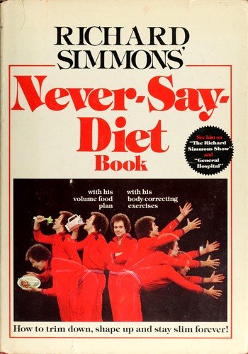 Cover for Richard Simmons' Never-say-diet book.