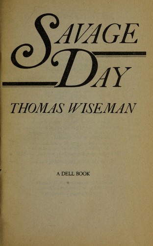 Cover for Savage day