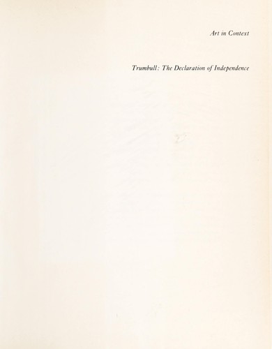 Cover for Trumbull