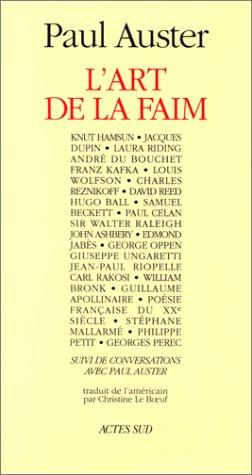 Cover for L'Art de la faim