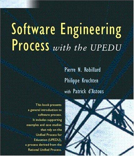 Cover for Software Engineering Processes